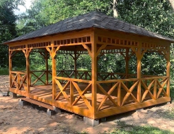 Прямоугольная беседка БОЛЬШАЯ ЕВРОПА, фото 8 Прямоугольная беседка БОЛЬШАЯ ЕВРОПА, фото 8