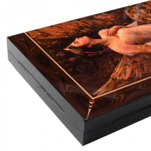 Нарды "Восточная Красавица-2", дерево, 48х28х6 см