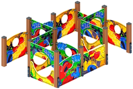 Лабиринт Кубик 3 (граффити) МФ 20.01.03-10, фото 2