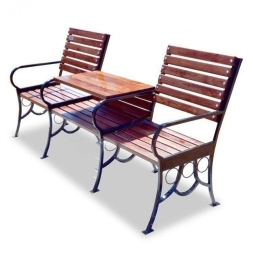 Скамейка стальная TORUDA 069, фото 2