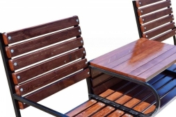 Скамейка стальная TORUDA 069, фото 3