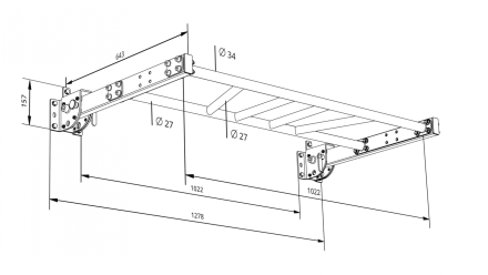 Турник настенный складной «Мультихват», фото 5