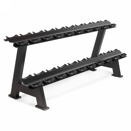 Стойка для гантелей на 10 пар VictoryFit VF-D4024 (2 места), фото 1