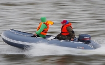 Лодка надувная YUKONA 430 TS - U (без пайола)(зеленая, серая, Combi, красная/черная)