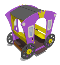 Игровой макет Карета ВСТ 5119 для уличной площадки