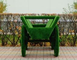 Топиари Телега, модель № 2 - газон Eco, фото 4