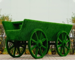 Топиари Телега, модель № 2 - газон Eco, фото 1