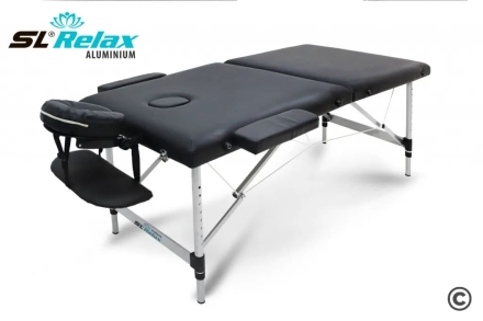 Массажный стол Aluminium (black) Черный, фото 1