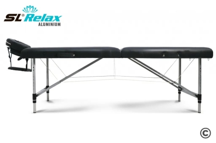 Массажный стол Aluminium (black) Черный, фото 3