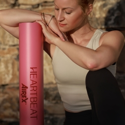 Коврик для йоги AIREX Heartbeat Mat розовый, фото 3 Коврик для йоги AIREX Heartbeat Mat розовый, фото 3