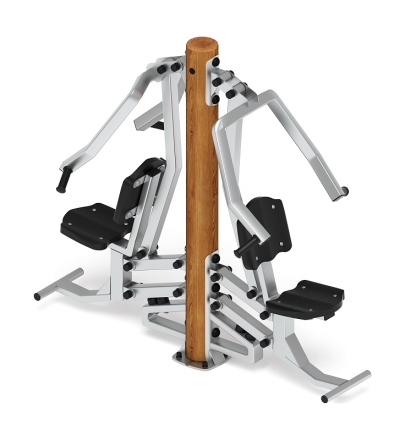 Тренажер жим от груди двойной (лиственница темный) СТ 030-Л.И3.01, фото 4