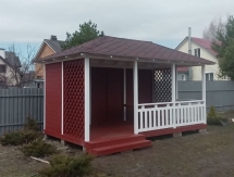 Прямоугольная беседка ФИНЛЯНДИЯ Прямоугольная беседка ФИНЛЯНДИЯ