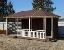 Прямоугольная беседка ФИНЛЯНДИЯ Прямоугольная беседка ФИНЛЯНДИЯ