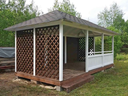 Прямоугольная беседка ФИНЛЯНДИЯ, фото 7