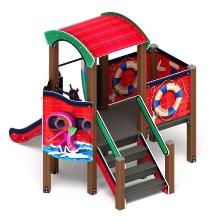 Катерок (Мульт) - ДИК 1.03.3.01-10 - Игровой комплекс H=750, фото 3