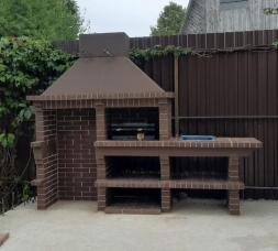 Печь Аристократ 814 Радиальный кирпич красный, фото 1