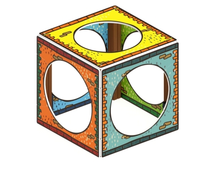 Детская игровая форма Кубизм-2, фото 1