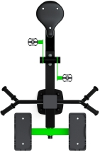 Степ+Вело (зеленый) - Уличный тренажер - СТ 018-12.И1 Степ+Вело (зеленый) - Уличный тренажер - СТ 018-12.И1
