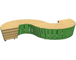 Модульная скамейка TORUDA 013, фото 1