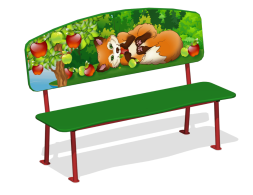 Лавочка Лиса МФ-32.11 для детской площадки