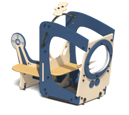 Игровой комплекс Вертолёт малый 2 ИО-12.4 для детской площадки, фото 1