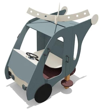 Игровой макет мини Вертолётик ВСТ 5629 для детской площадки, фото 1