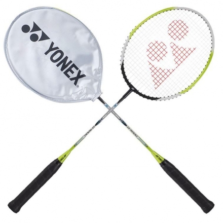 Ракетка бадминтонная Yonex Muscle, для начинающих, стальной стержень, фото 1