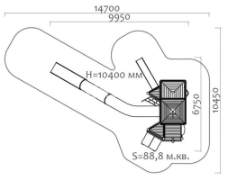 Игровой комплекс Эко 071204 для детской площадки, фото 3 Игровой комплекс Эко 071204 для детской площадки, фото 3