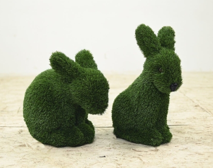 Топиари композиция зайцы Гримм и Грэм - газон Eco, фото 1