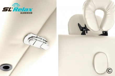 Массажный стол Aluminium (beige) Бежевый, фото 4