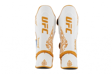 (UFC Premium True Thai Защита голени, цвет белый/голубой, размер M), фото 1
