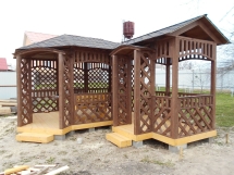 Угловая беседка МИРА Угловая беседка МИРА