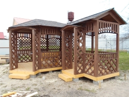 Угловая беседка МИРА, фото 2