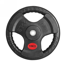 Диск 31 мм. обрезиненный с 3-мя хватами  10 кг (модель: D1), фото 1