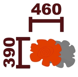 Песочный столик Цветок h 450мм 02018.21 для детской площадки, фото 4