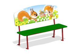 Лавочка Белочки МФ-32.3 для детской площадки