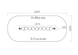 Скамейка детская 26002.21 для игровой площадки, фото 4