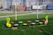 Скамейка детская 26002.21 для игровой площадки