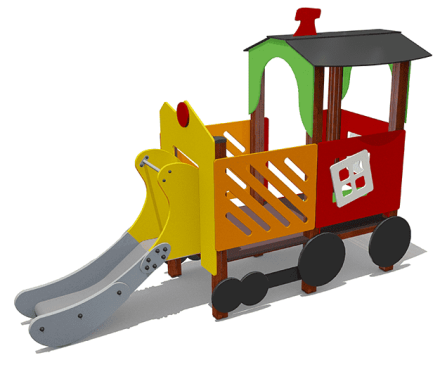 Игровой макет Паровоз ВСТ 5628 для детской площадки, фото 1