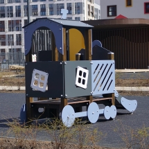 Игровой макет Паровоз ВСТ 5628 для детской площадки