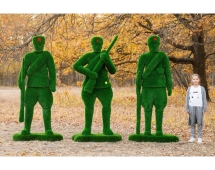 Топиари Композиция солдаты - газон Deluxe + Eco