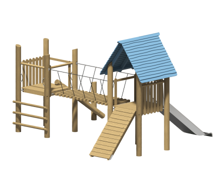 Игровой комплекс Эко ИК-235 для детской площадки, фото 2