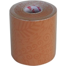 Тейп динамический Dynamic Tape, арт. DT75PL, шир. 7,5 см, дл. 5 м, телесный/светл. тату
