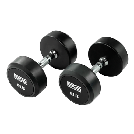 BRONZE GYM BG-PA-DB-R125 Гантель обрезиненная 12,5 кг, фото 1