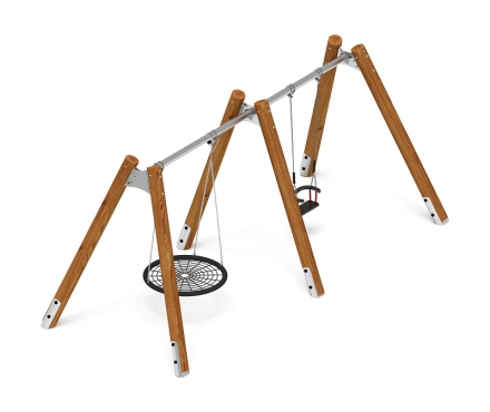 Качели (Лиственница темный) ИО 12.Р.05.01-Л.И1.01, фото 5