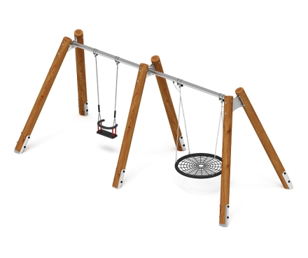 Качели (Лиственница темный) ИО 12.Р.05.01-Л.И1.01, фото 4