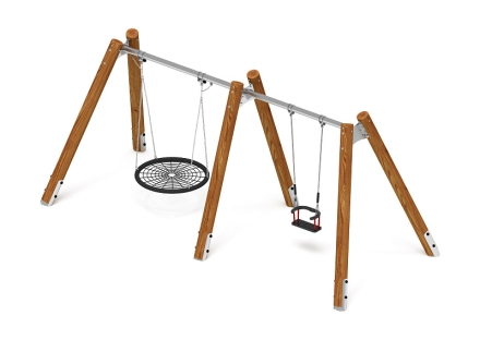 Качели (Лиственница темный) ИО 12.Р.05.01-Л.И1.01, фото 1