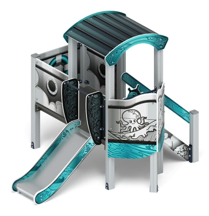 Катерок (Лагуна) - ДИК 1.03.3.01-12 - Игровой комплекс H=750, фото 1