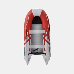 Gladiator B 330 AL LIGHT Красно-белый моторная лодка ПВХ Алюминиевый пайол, фото 1