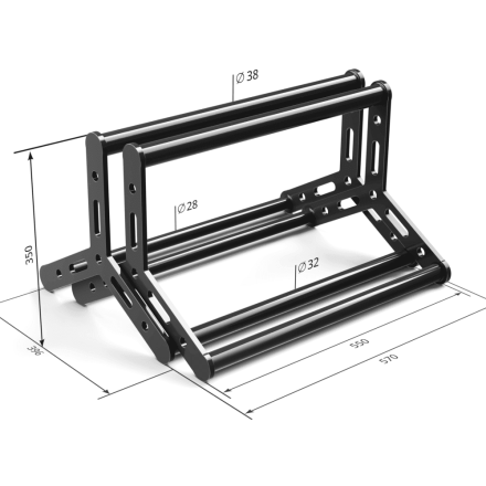 Паралетсы «Звезды» белый, фото 3
